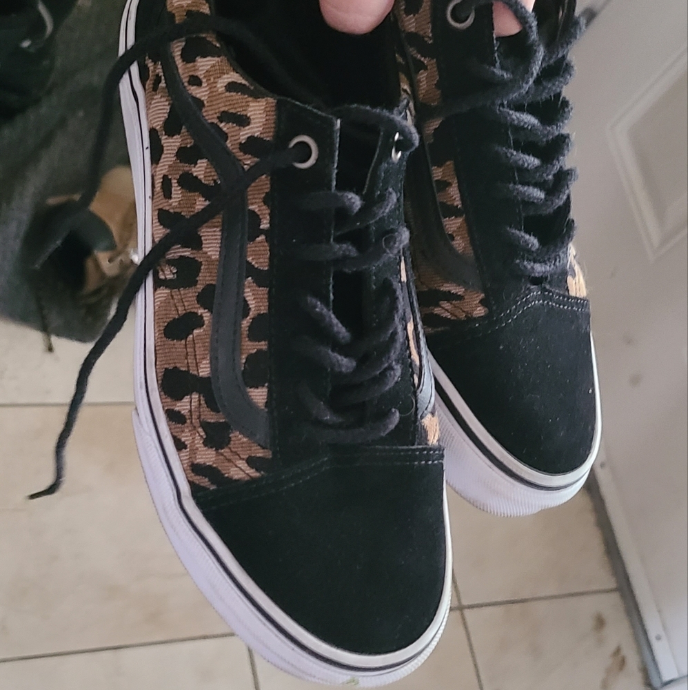 Suede & Leopard Vans